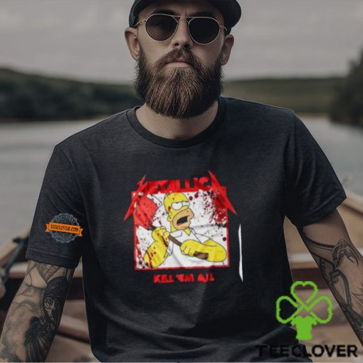 Metallica Homer Simpson Kill Em All Unisex T Shirt