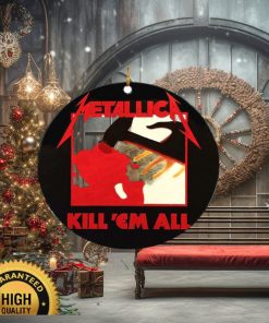 Metallica Kill Em All Album Cover 2023 Xmas Holiday Gift Ceramic Christmas Decorations Ornament