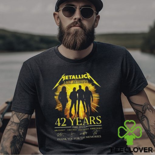 Metallica Lux Aeterna 42 Years 1981 2023 Merch, Metallica M72 World Tour No Repeat Weekend Shirt, Metallica Rock N Roll Tour Dates 2023 T Shirt