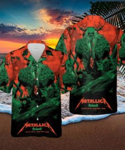 Metallica M72 Helsinki June 7th and 9th 2024 at Helsinki Olympic Stadium in Helsinki Finland Trendy Hawaiian Shirt