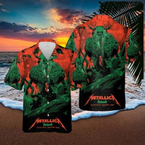 Metallica M72 Helsinki June 7th and 9th 2024 at Helsinki Olympic Stadium in Helsinki Finland Trendy Hawaiian Shirt