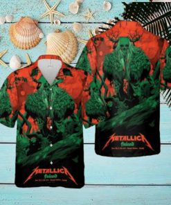 Metallica M72 Helsinki June 7th and 9th 2024 at Helsinki Olympic Stadium in Helsinki Finland Trendy Hawaiian Shirt