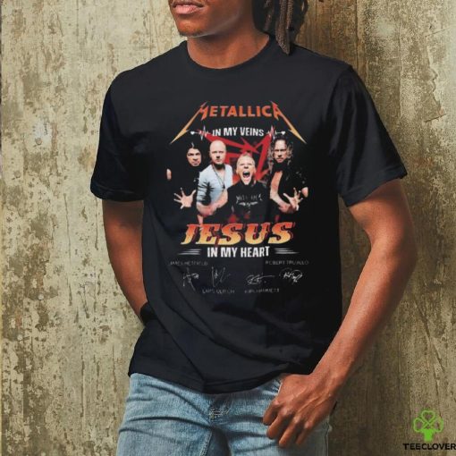 Metallica M72 In My Veins Jesus In My Heart Signatures hoodie, sweater, longsleeve, shirt v-neck, t-shirt