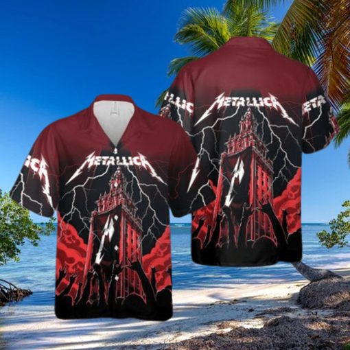 Metallica Miami Concert Hawaiian Shirt Summer Beach