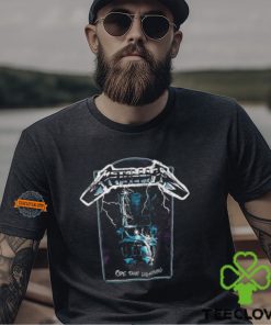 Metallica Official Tee RTL Vintage Tracks Celebration Of The 40th Anniversary Ride The Lightning Two Sides Print Unisex T Shirt