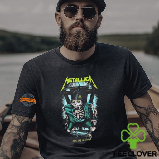 Metallica Official Tee Sparky 24 Celebration Of The 40th Anniversary Ride The Lightning Two Sides Print Classic T Shirt