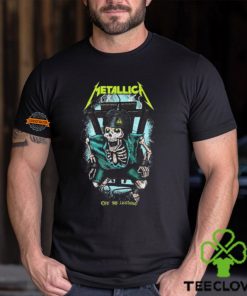 Metallica Official Tee Sparky 24 Celebration Of The 40th Anniversary Ride The Lightning Two Sides Print Classic T Shirt