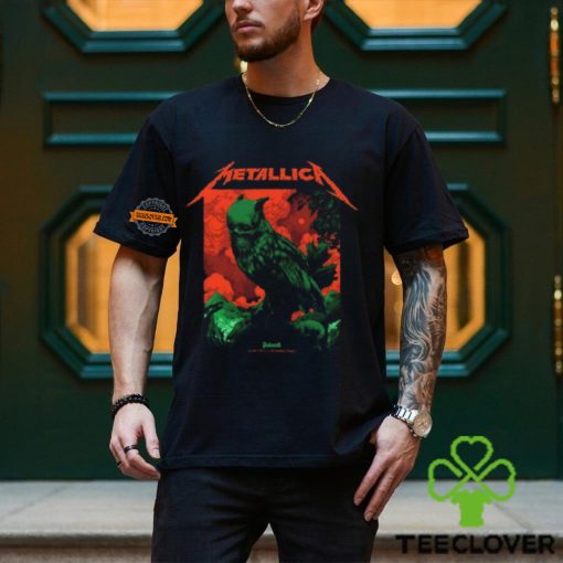 Metallica Poland Concert Poster At PGE Narodowy Stadium Warsaw On July 5 And 7 2024 M72 World Tour T Shirt