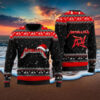 Kiss Band Black And White Pattern 2024 Ugly Christmas Sweater