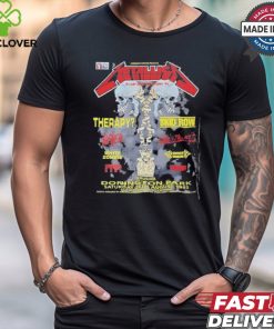 Metallica Since 1996 Anniversary Live Show At Monsters Of Rock In Donington Park De Castle Donington Inglaterra Two Sides Unisex T Shirt