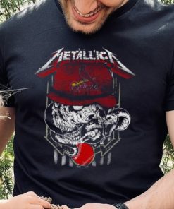 Metallica Skull Snake St Louis Cardinals Logo MLB Shirt