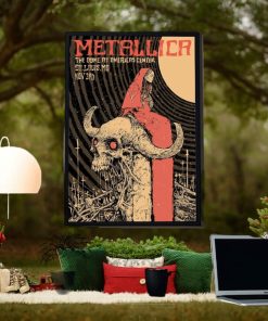 Metallica Tonight In St Louis The Dome At America Center M72 World Tour Nov 3rd Home Decor Poster Canvas