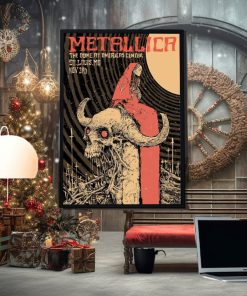 Metallica Tonight In St Louis The Dome At America Center M72 World Tour Nov 3rd Home Decor Poster Canvas