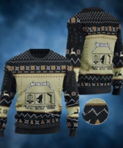 Metallica Ugly Christmas Sweater, Metalic Christmas Sweater 3D, Unique Gifts For Christmas