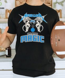 Metallica Wings Orlando Magic Logo T shirt