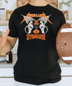 Metallica Wings Syracuse Orange Logo T shirt 1 Metallica Wings Syracuse Orange Logo T shirt