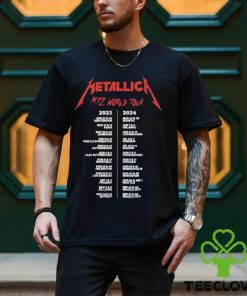 Metallica Worldwired Tour Merch, Metallica Band Thrash Metal Tour 2023 2024 Shirt, M72 World Tour Shirt