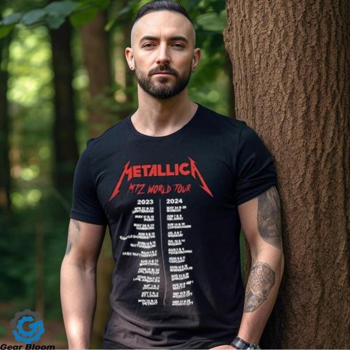 Metallica Worldwired Tour Merch, Metallica Band Thrash Metal Tour 2023 2024 Shirt, M72 World Tour Shirt