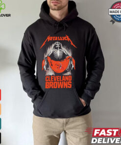 Metallica X Cleveland Browns NFL shirt