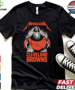 Metallica X Cleveland Browns NFL shirt