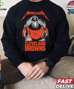 Metallica X Cleveland Browns NFL shirt