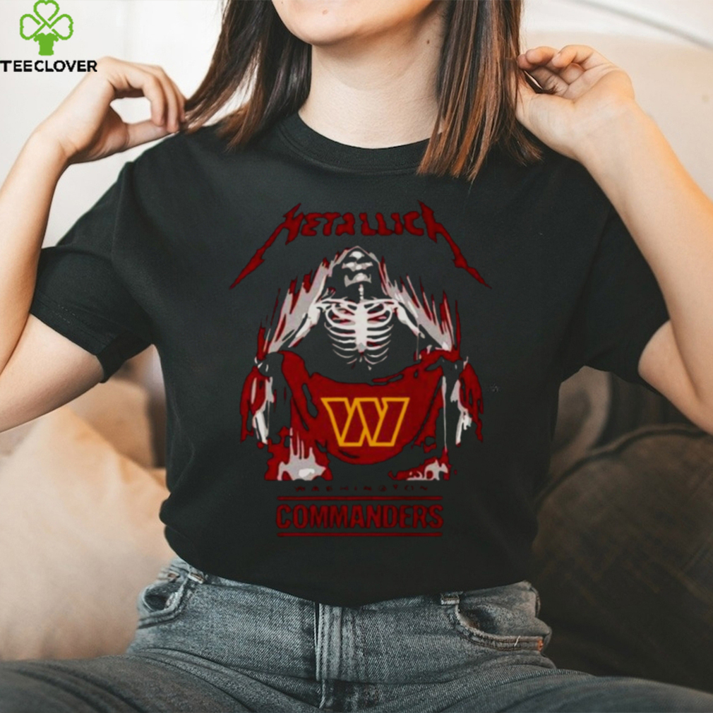 Metallica Collab Washington Commanders T-shirt