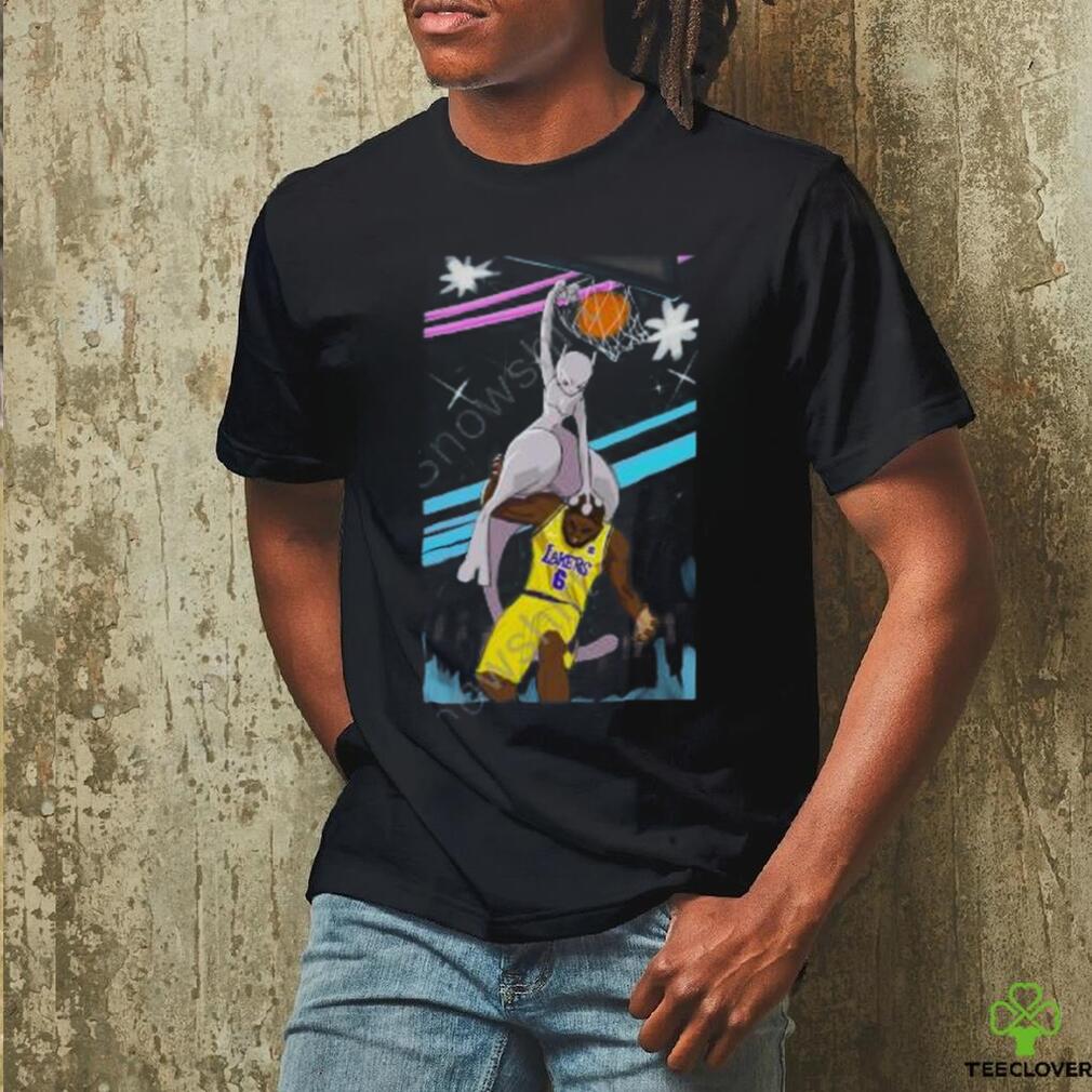 Mewtwo Dunking On Lebron James Limited Edition New Shirt Mewtwo Dunking On Lebron James Limited Edition New Shirt