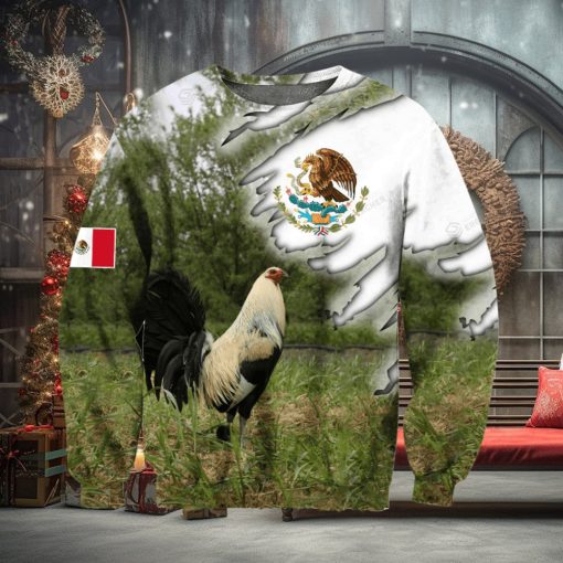 Mexican Rooster Ugly Christmas Sweater