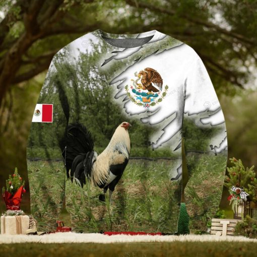 Mexican Rooster Ugly Christmas Sweater