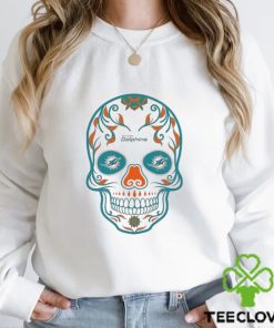 Mexican Sugar Skull Miami Dolphins shirt