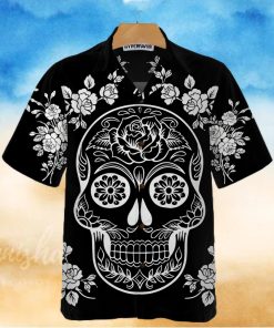 Mexican Sugar Skull Tattoo Hawaiian Shirt Day Of The Dead Skull Day Of The Dead Gift