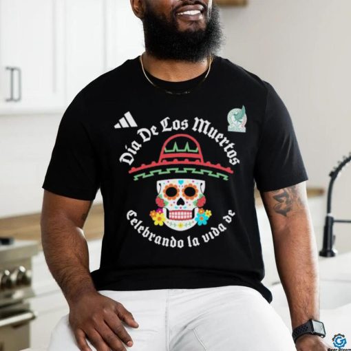 Mexico National Team adidas Día De Los Muertos Sugar Skull Sombrero Shirt