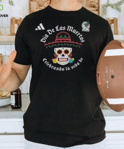 Mexico National Team adidas Día De Los Muertos Sugar Skull Sombrero T Shirt