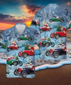 Mg T type Midget 1947 Christmas Hawaiian Shirt