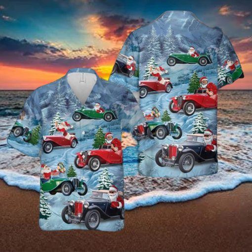 Mg T type Midget 1947 Christmas Hawaiian Shirt