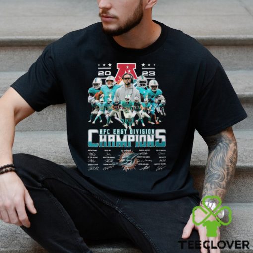 Miami 2023 American Football Conference Champions Signatures Shirt
