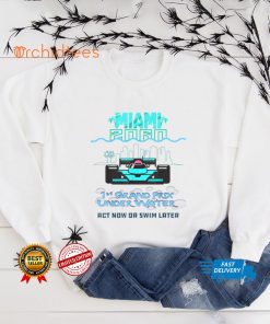 Miami 2060 1st Grand Prix Underwater Miami Climate Crisis T Shirt