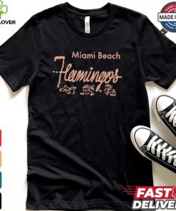 Miami Beach Flamingos EFF MiLB Letterhead T Shirt