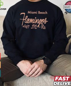 Miami Beach Flamingos EFF MiLB Letterhead T Shirt