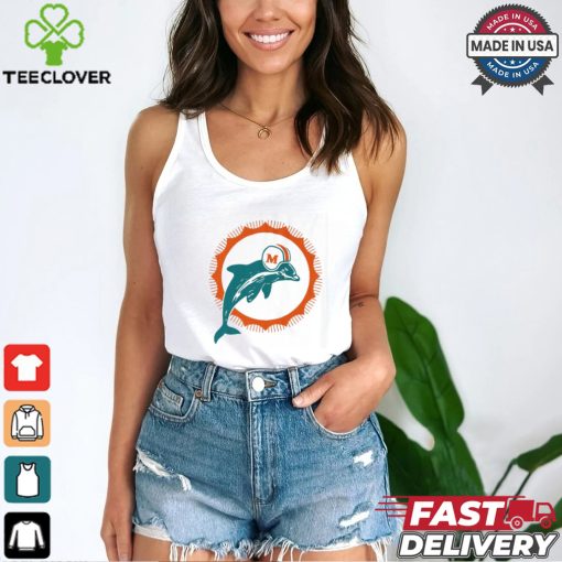 Miami Dolphins 1966 Retro Logo T Shirt
