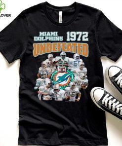 Miami Dolphins 1972 undefeated 17 0 signatures 2022 T shirt