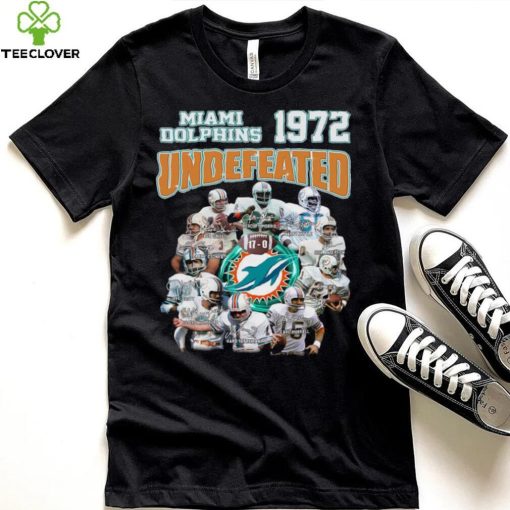 Miami Dolphins 1972 undefeated 17 0 signatures 2022 T hoodie, sweater, longsleeve, shirt v-neck, t-shirt