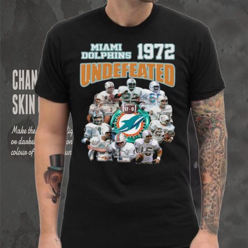 Miami Dolphins 1972 undefeated 17 0 signatures 2022 T hoodie, sweater, longsleeve, shirt v-neck, t-shirt