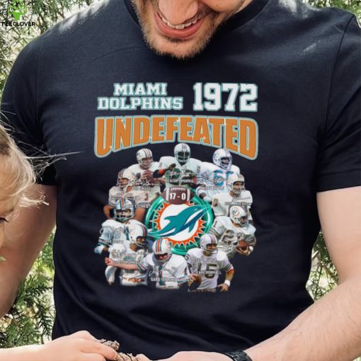 Miami Dolphins 1972 undefeated 17 0 signatures 2022 T hoodie, sweater, longsleeve, shirt v-neck, t-shirt