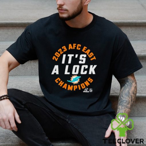 Miami Dolphins 2023 AFC East Champions it’s a lock hoodie, sweater, longsleeve, shirt v-neck, t-shirt