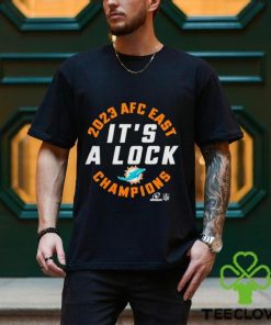 Miami Dolphins 2023 AFC East Champions it’s a lock hoodie, sweater, longsleeve, shirt v-neck, t-shirt