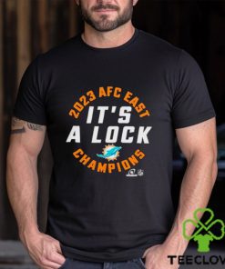 Miami Dolphins 2023 AFC East Champions it’s a lock hoodie, sweater, longsleeve, shirt v-neck, t-shirt