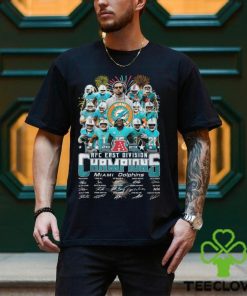 Miami Dolphins 2023 AFC East Division Champions Signatures Shirt