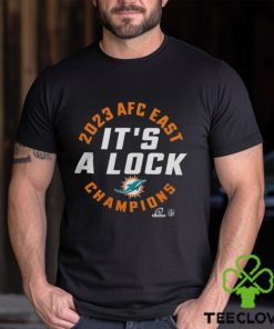 Miami Dolphins 2023 Afc East Nfl Division Champions It’s A Lock Shirt