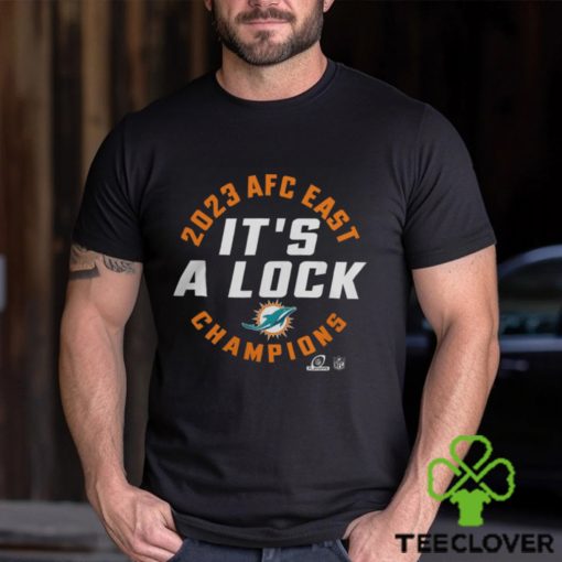 Miami Dolphins 2023 Afc East Nfl Division Champions It’s A Lock Shirt